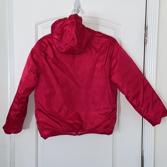 Eddie Bauer CirrusLite ombré reversible hooded down jacket girls L 14/16 - Picture 6 of 7